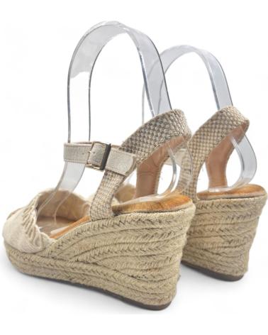 Sandalias TIMBOS  de Mujer SANDALIA CUNA ESPARTO MUJER 129506  BEIGE