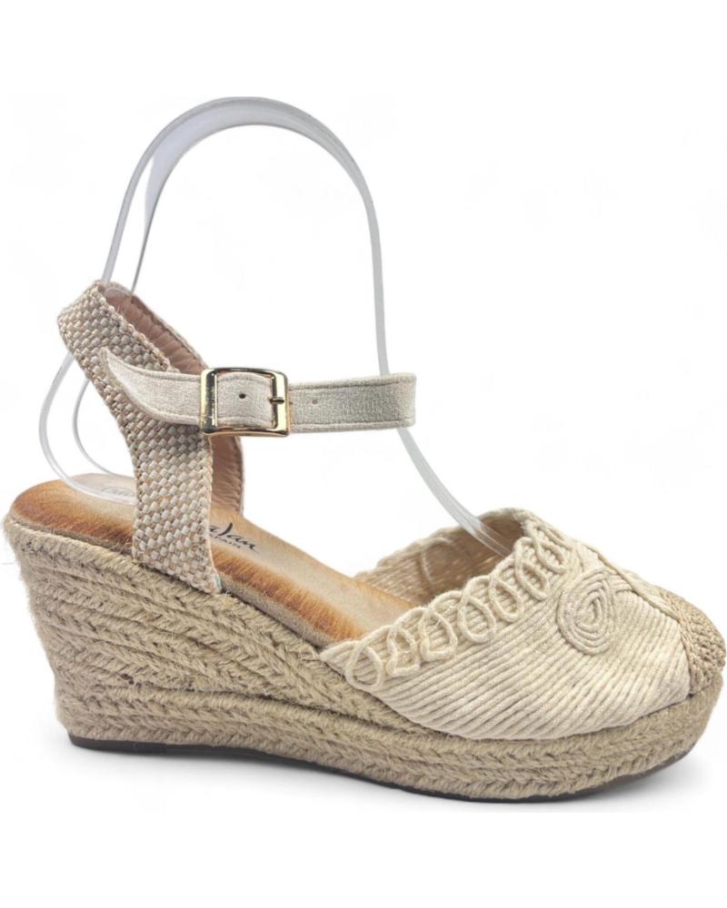 Sandalias TIMBOS  de Mujer SANDALIA CUNA ESPARTO MUJER 129506  BEIGE