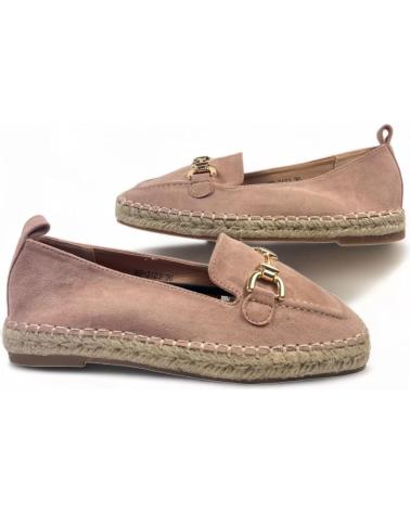 Mocassins TIMBOS  pour Femme MOCASIN ESPARTO DE MUJER 129187  ROSA