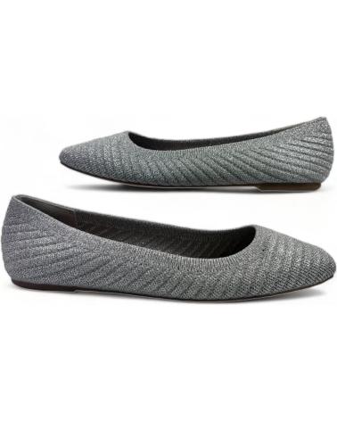 Woman Flat shoes TIMBOS MANOLETINA PLANA DE MUJER PLATA 129158  PLATEADO