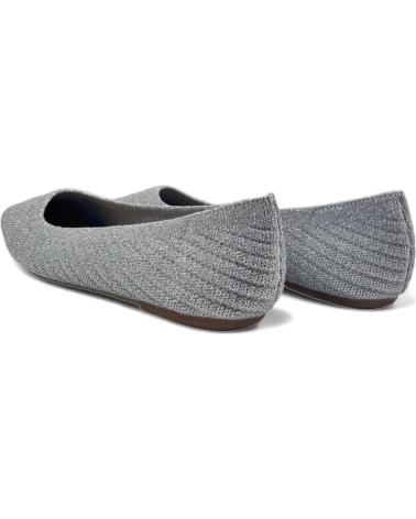Woman Flat shoes TIMBOS MANOLETINA PLANA DE MUJER PLATA 129158  PLATEADO