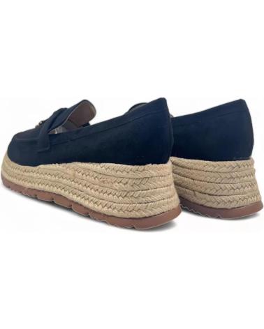 Woman Mocasines TIMBOS MOCASIN CUNA ESPARTO VESTIR DE MUJER 129154  NEGRO