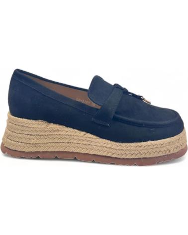 Woman Mocasines TIMBOS MOCASIN CUNA ESPARTO VESTIR DE MUJER 129154  NEGRO