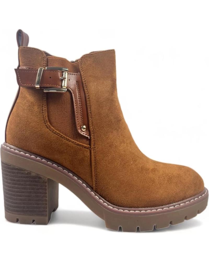 Stiefel TIMBOS  für Damen BOTIN TACON DE MUJER CAMEL 128939  MARRóN