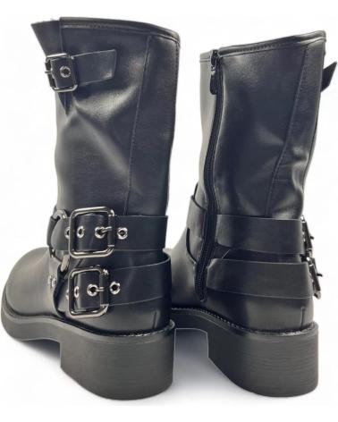 Botins TIMBOS  de Mulher BOTIN TIPO MOTORISTA DE MUJER 128849  NEGRO