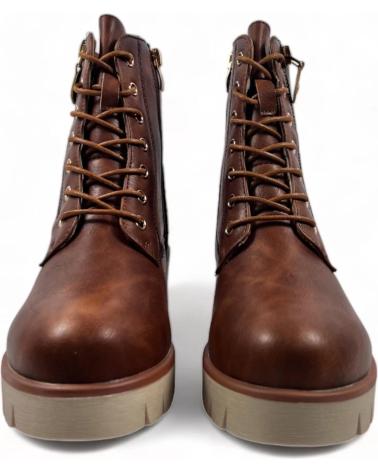 Botines TIMBOS  de Mujer BOTIN PLANO DE MUJER CAMEL 128846  MARRóN