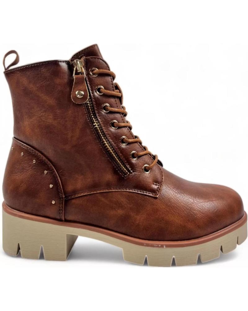 Botines TIMBOS  de Mujer BOTIN PLANO DE MUJER CAMEL 128846  MARRóN