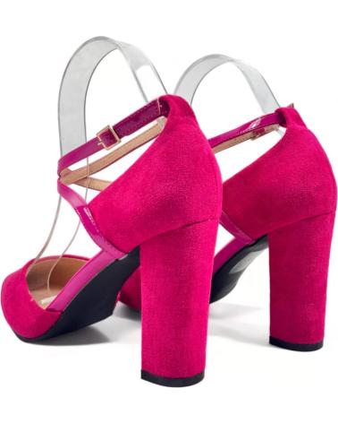 Sandales TIMBOS  pour Femme SANDALIA DE VESTIR MUJER FUCSIA 128649  MORADO