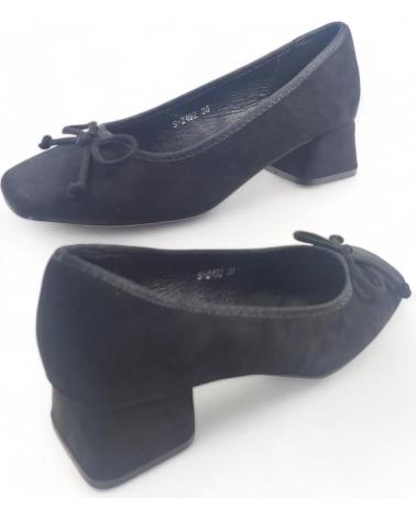 Chaussures TIMBOS  pour Femme MOCASIN CON TACON DE MUJER 128645  NEGRO