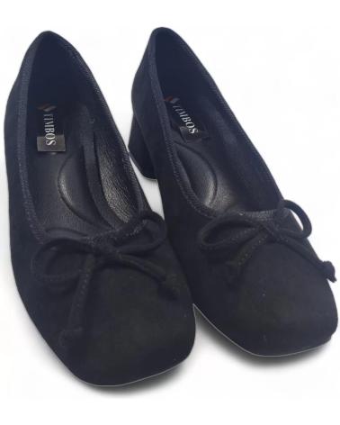 Chaussures TIMBOS  pour Femme MOCASIN CON TACON DE MUJER 128645  NEGRO