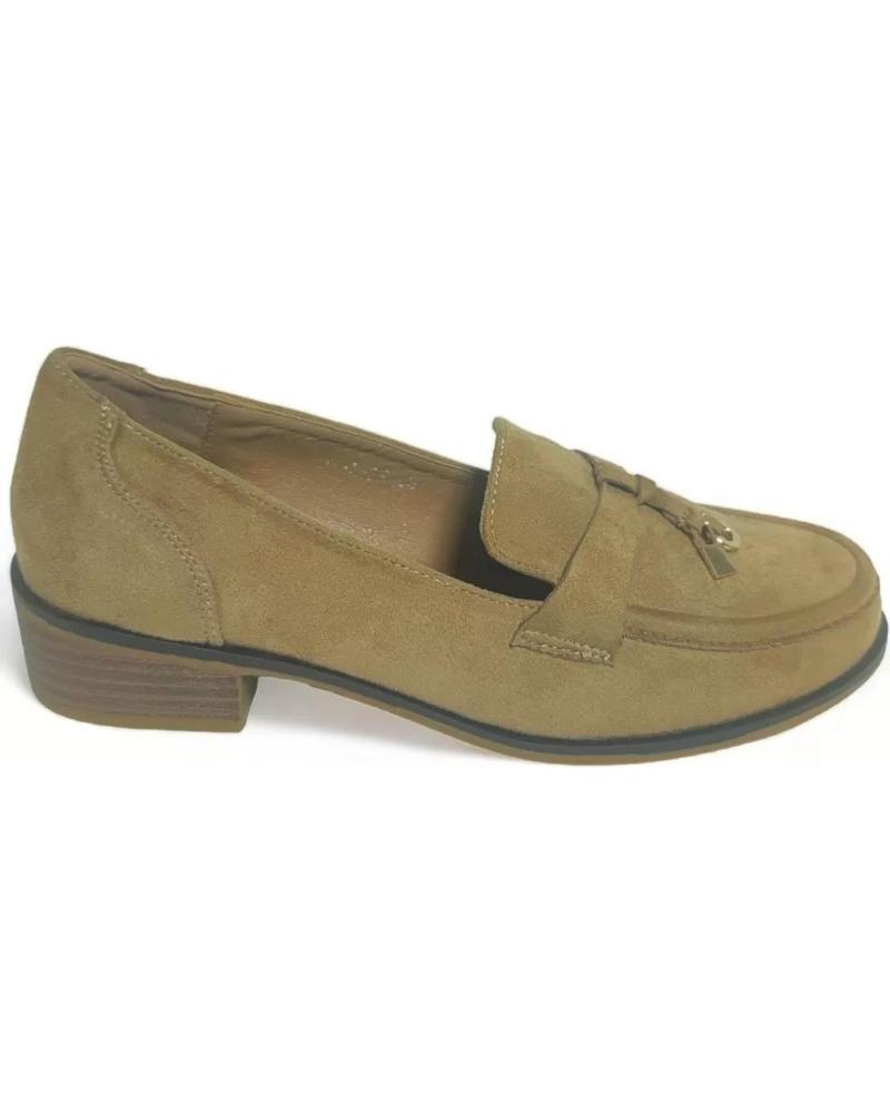 Chaussures TIMBOS  pour Femme MOCASIN CON TACON DE MUJER CAMEL 128640  MARRóN