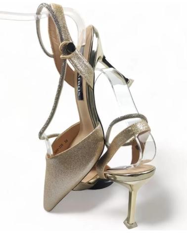 Sandálias de Mulher TIMBOS SANDALIA TACON FIESTA DE MUJER ORO 128479 AMARILLO