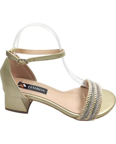 Woman Sandals TIMBOS SANDALIA TACON FIESTA DE MUJER ORO 128313  AMARILLO