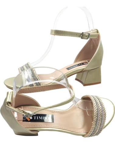 Woman Sandals TIMBOS SANDALIA TACON FIESTA DE MUJER ORO 128313  AMARILLO