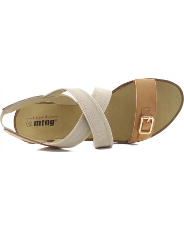 Sandálias de Mulher MTNG MUSTANG SANDALIA VACHE TACON CUADRADO CUERO