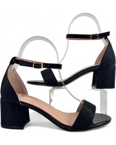 Woman Sandals TIMBOS SANDALIA TACON VESTIR DE MUJER 128025  NEGRO