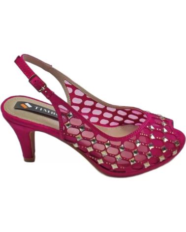 Sandalias TIMBOS  de Mujer ZAPATOS 127704 COLOR BUGANVILLA MATERIAL BRILLO SANDALIA TAC  VARIOS COLORES