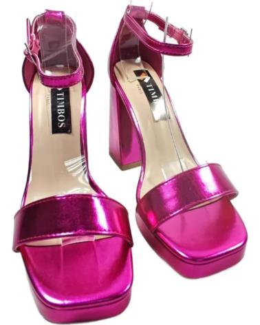 Sandales TIMBOS  pour Femme SANDALIA TACON FIESTA PLATAFORMA MUJER FUCSIA 127636  MORADO