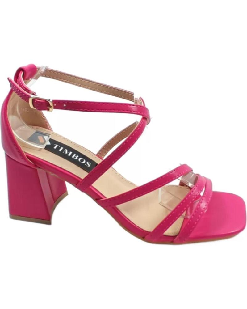 Sandales TIMBOS  pour Femme SANDALIA TACON VESTIR DE MUJER FUCSIA 127623  MORADO