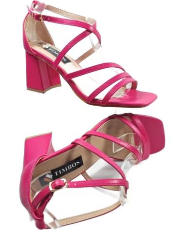 Sandales TIMBOS  pour Femme SANDALIA TACON VESTIR DE MUJER FUCSIA 127623  MORADO