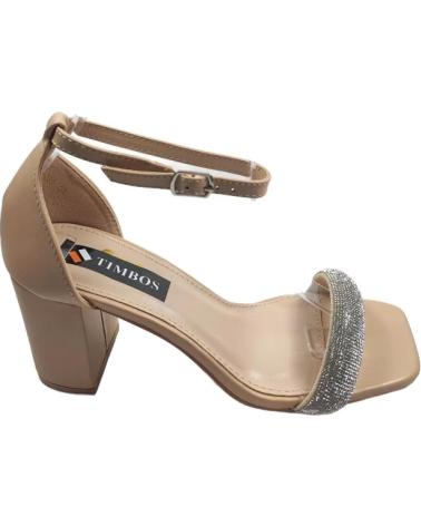 Sandalias TIMBOS  de Mujer SANDALIA TACON VESTIR DE MUJER 127573  BEIGE