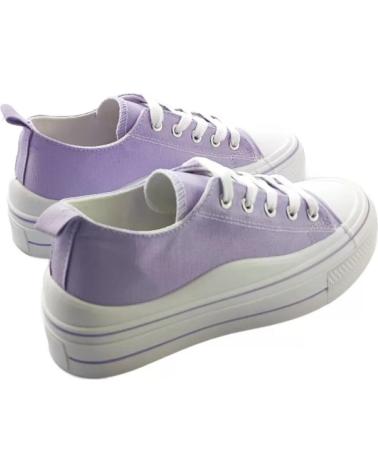 Zapatillas deporte TIMBOS  de Mujer ZAPATOS 127546 COLOR PURPURA MATERIAL LONA ZAPATILLA DEPORTI  MORADO
