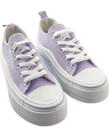 Zapatillas deporte TIMBOS  de Mujer ZAPATOS 127546 COLOR PURPURA MATERIAL LONA ZAPATILLA DEPORTI  MORADO