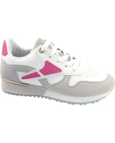 Zapatillas deporte TIMBOS  pour Femme ZAPATOS 127501 COLOR BLANCO-FUCSIA MATERIAL POLIPIEL ZAPATIL  MORADO