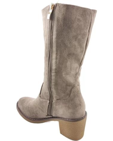 Boots TIMBOS  für Damen BOTA TACON ANCHO MUJER KAKI 127248  MARRóN