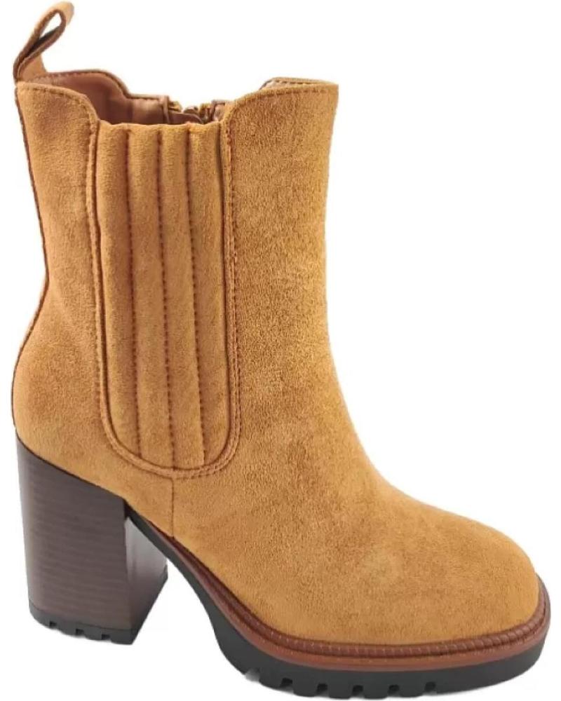 Stiefel TIMBOS  für Damen BOTIN TACON DE MUJER CAMEL 127247  MARRóN