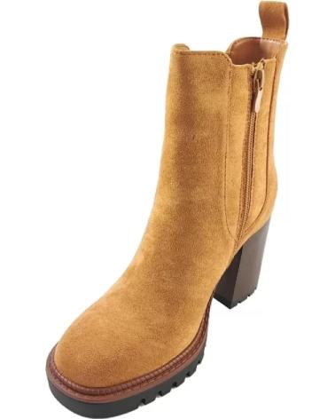 Stiefel TIMBOS  für Damen BOTIN TACON DE MUJER CAMEL 127247  MARRóN