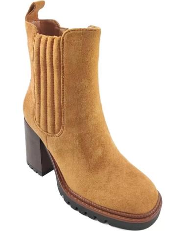 Stiefel TIMBOS  für Damen BOTIN TACON DE MUJER CAMEL 127247  MARRóN