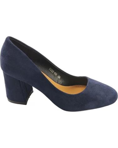 Chaussures TIMBOS  pour Femme ZAPATOS 127143 COLOR MARINO MATERIAL BAMARA SALON TACON MUJE  AZUL