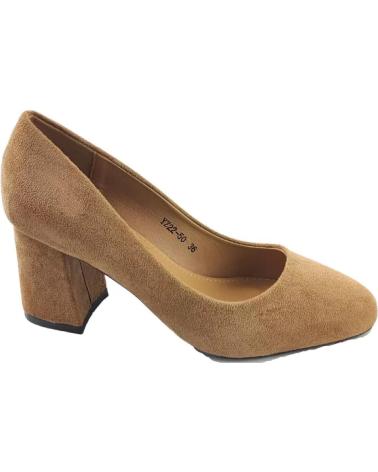 Chaussures TIMBOS  pour Femme ZAPATOS 127140 COLOR TAUPE MATERIAL BAMARA SALON TACON MUJER  VERDE