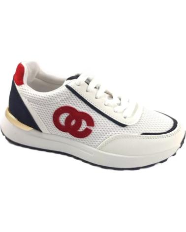 Zapatillas deporte TIMBOS  pour Femme ZAPATOS 127131 COLOR BLANCO-MARINO MATERIAL TEXTIL-POLIPIEL  VARIOS COLORES