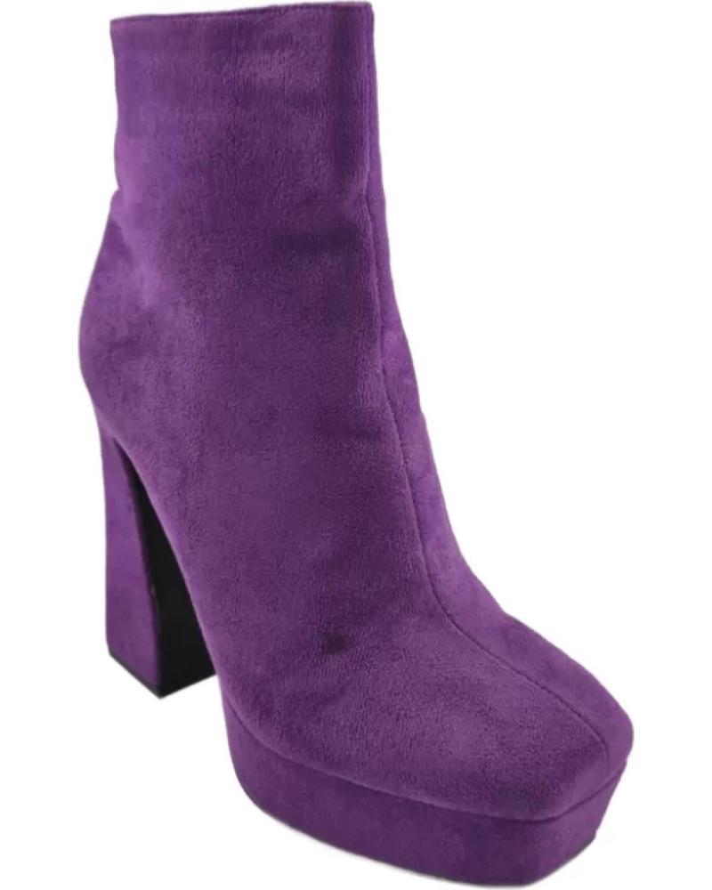 Botines Zapatos De Mujer Color Morado Botines De Mujer TIMBOS