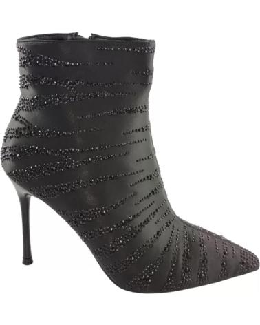 Stiefel TIMBOS  für Damen ZAPATOS - 126963 COLOR MATERIAL RASO-BRILLO BOTIN TACO  NEGRO