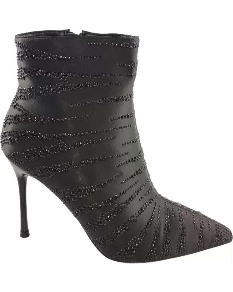 Stiefel TIMBOS  für Damen ZAPATOS - 126963 COLOR MATERIAL RASO-BRILLO BOTIN TACO  NEGRO