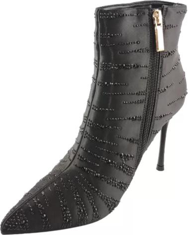 Stiefel TIMBOS  für Damen ZAPATOS - 126963 COLOR MATERIAL RASO-BRILLO BOTIN TACO  NEGRO