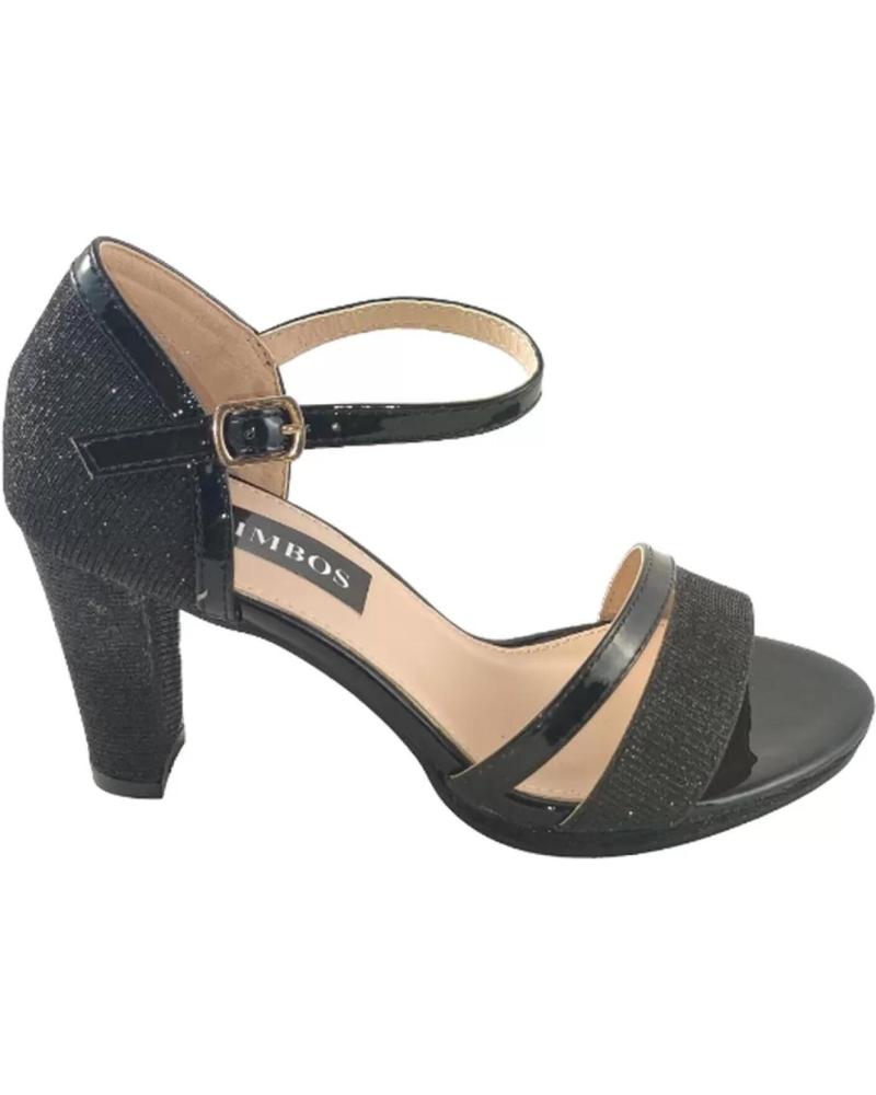 Woman Sandals TIMBOS SANDALIA TACON FIESTA MUJER 126837  NEGRO