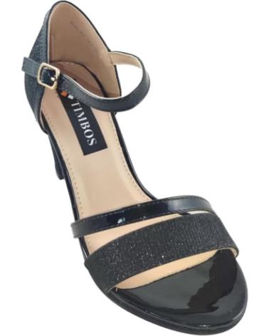 Woman Sandals TIMBOS SANDALIA TACON FIESTA MUJER 126837  NEGRO