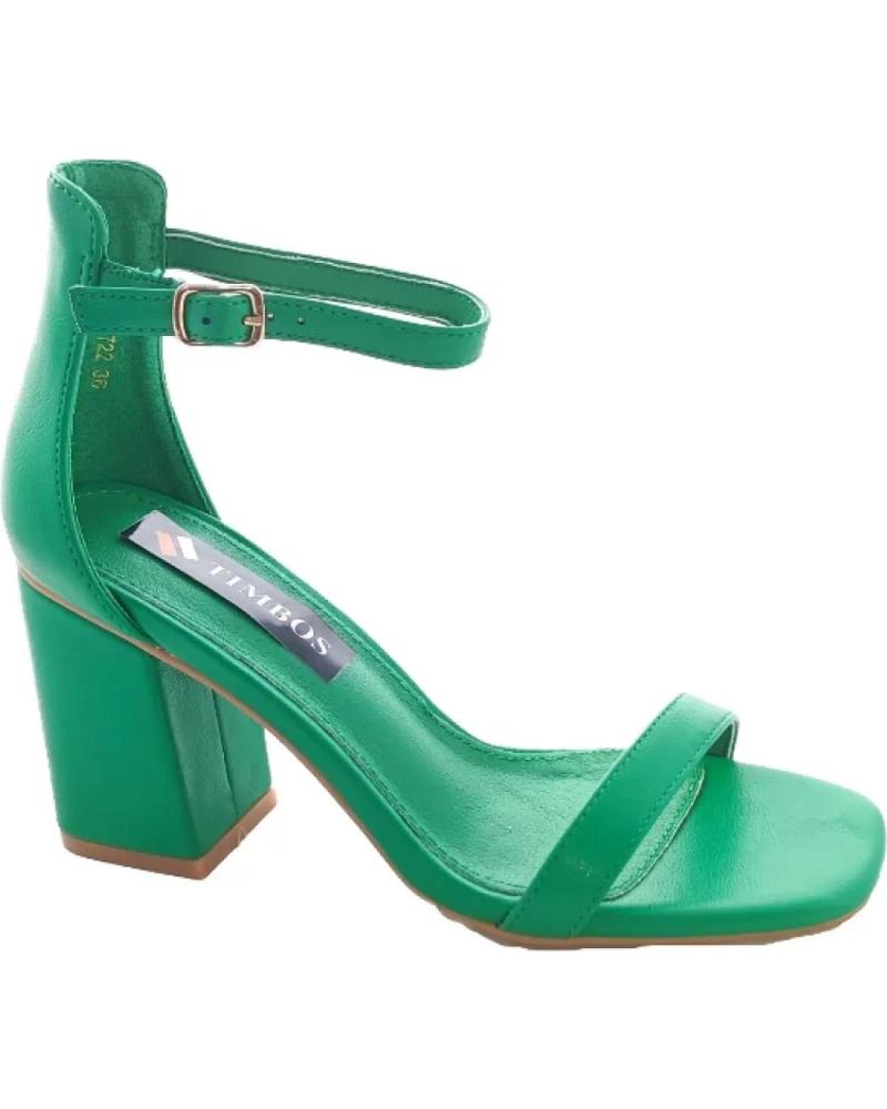 Sandalias TIMBOS  de Mujer SANDALIAS VESTIR MUJER 126199  VERDE