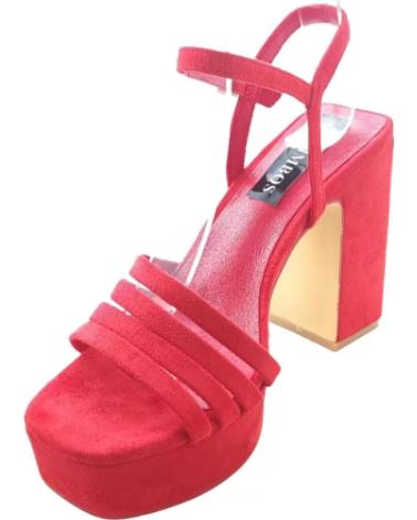 Sandales TIMBOS  pour Femme SANDALIAS VESTIR MUJER 126195  ROJO