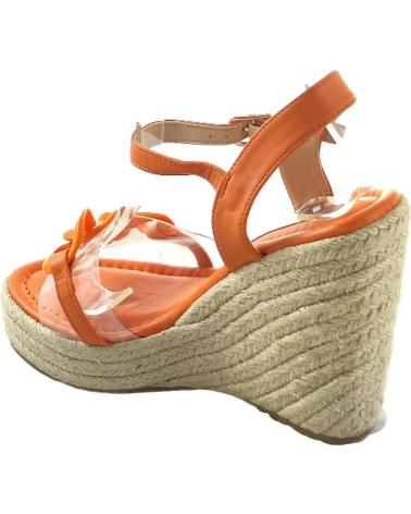 Sandali TIMBOS  per Donna SANDALIA CUNA ESPARTO MUJER 125977  NARANJA