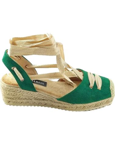 Woman Sandals TIMBOS SANDALIA DE ESPARTO - 125973  VERDE