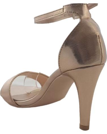 Sandalias TIMBOS  de Mujer ZAPATOS - 125859 COLOR CHAMPAGNE MATERIAL METALIZADO SANDALI  VARIOS COLORES