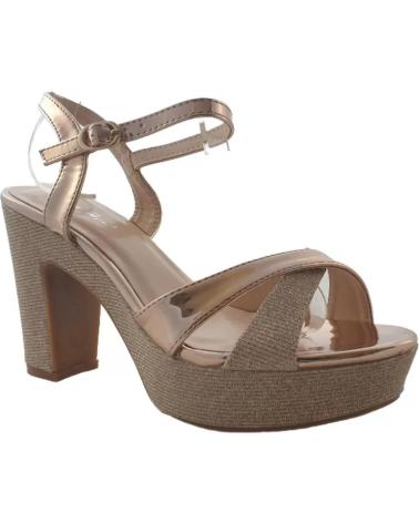 Sandálias TIMBOS  de Mulher ZAPATOS - 125852 COLOR CHAMPAGNE MATERIAL BRILLO SANDALIA MU  VARIOS COLORES