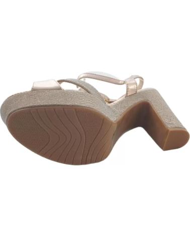 Sandálias TIMBOS  de Mulher ZAPATOS - 125852 COLOR CHAMPAGNE MATERIAL BRILLO SANDALIA MU  VARIOS COLORES