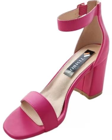 Sandalias TIMBOS  de Mujer ZAPATOS - 125102 COLOR FUXIA MATERIAL POLIPIEL COLECCION VES  MORADO
