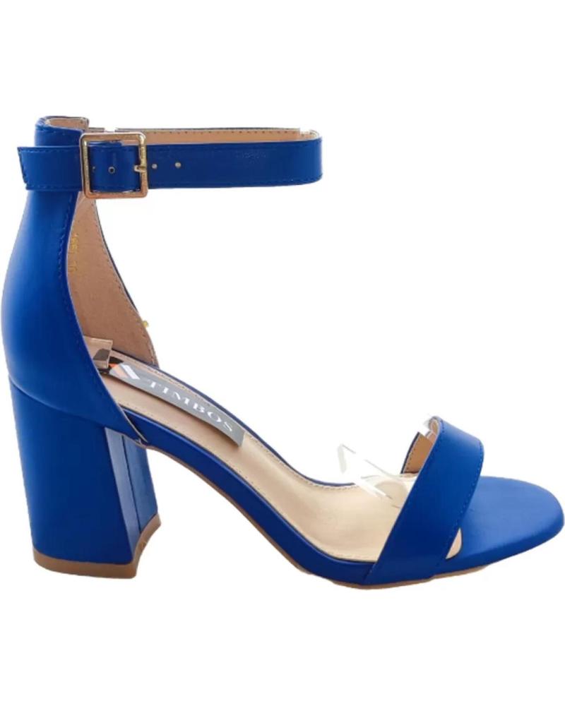 Sandalias TIMBOS  de Mujer ZAPATOS - 125100 COLOR ON MATERIAL POLIPIEL COLECCION VE  AZUL